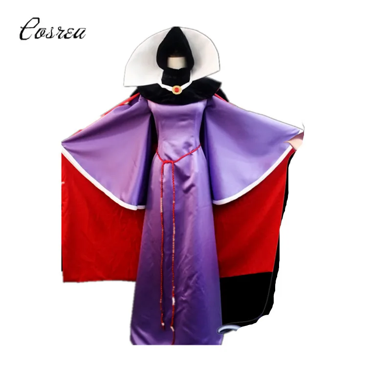 Evil Queen Stepmother Costume Dress Outfit Halloween Cosplay Adult with Crown | Тематическая одежда и униформа