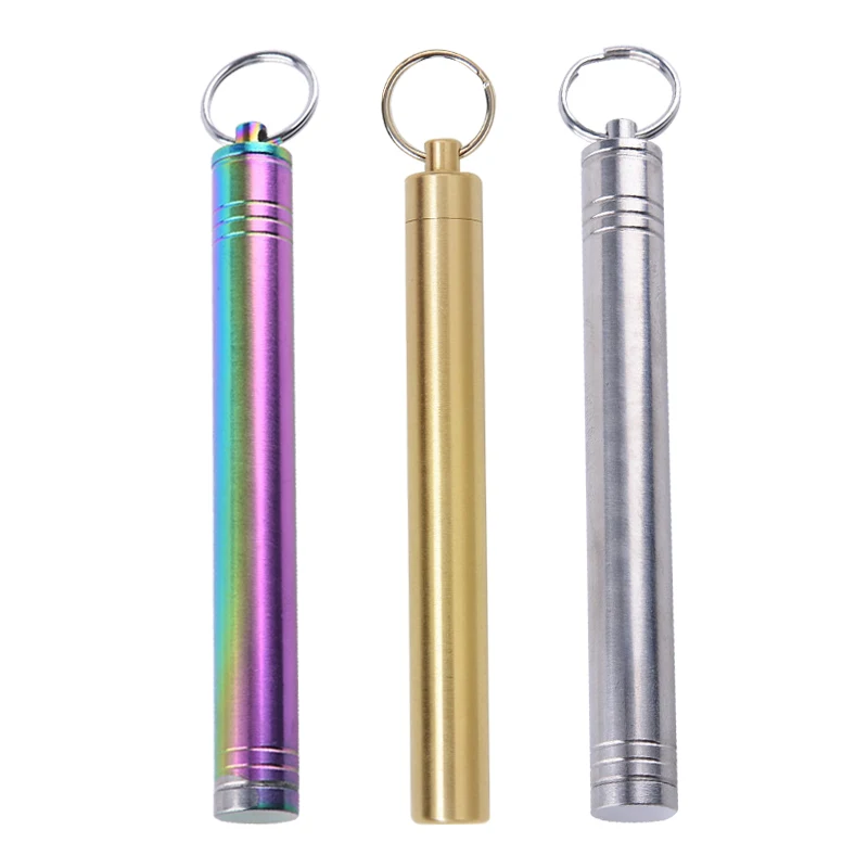 Уличная Герметичная Бутылка для капсул из титанового сплава держатель таблеток