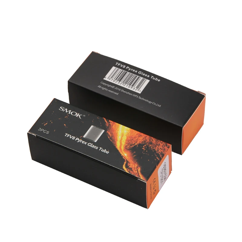 3 шт./лот оригинальный Smok TFV8 Pyrex Стеклянная трубка для замены испарителя костюм