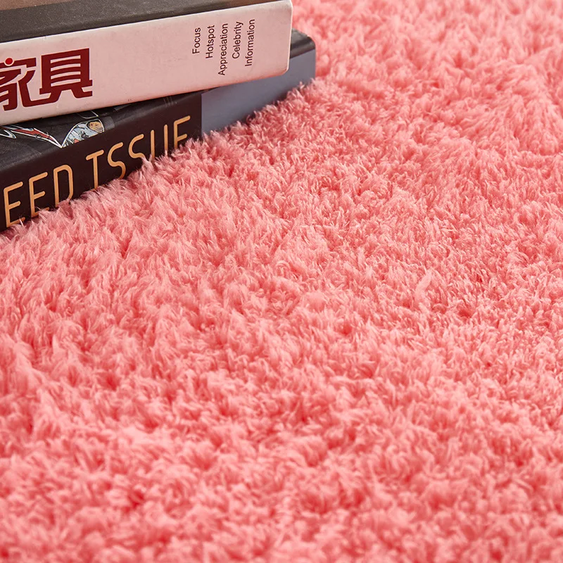 Круглый ковер Zeegle для гостиной ворсистый напольный стульев детские игровые