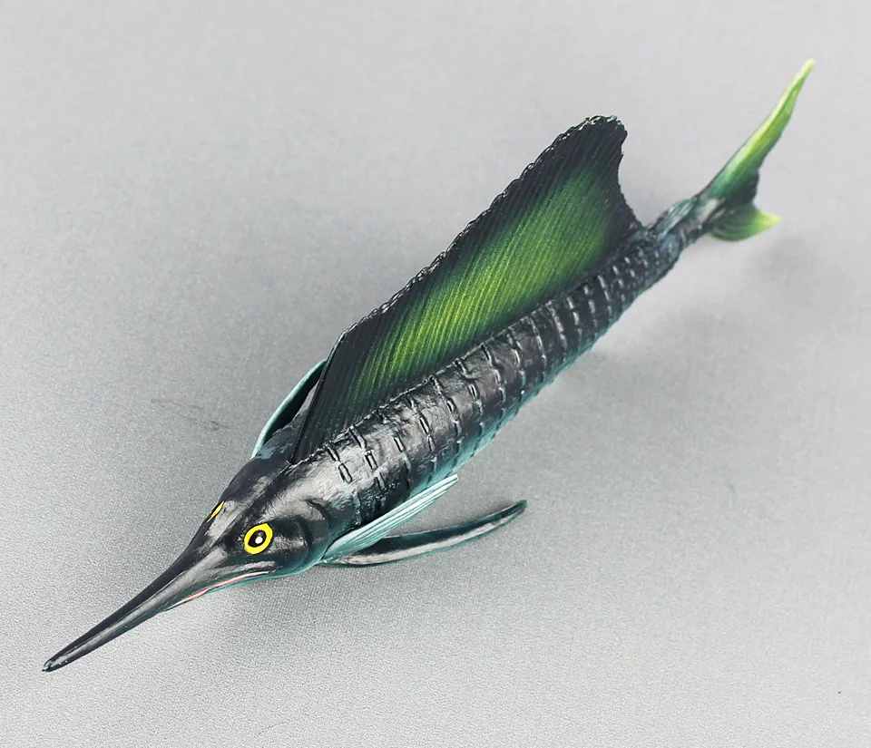 2 типа морского организма Sailfish fish swordfish модель Морская жизнь животные монстр игрушки коллекция подарок декор для спальни для детей