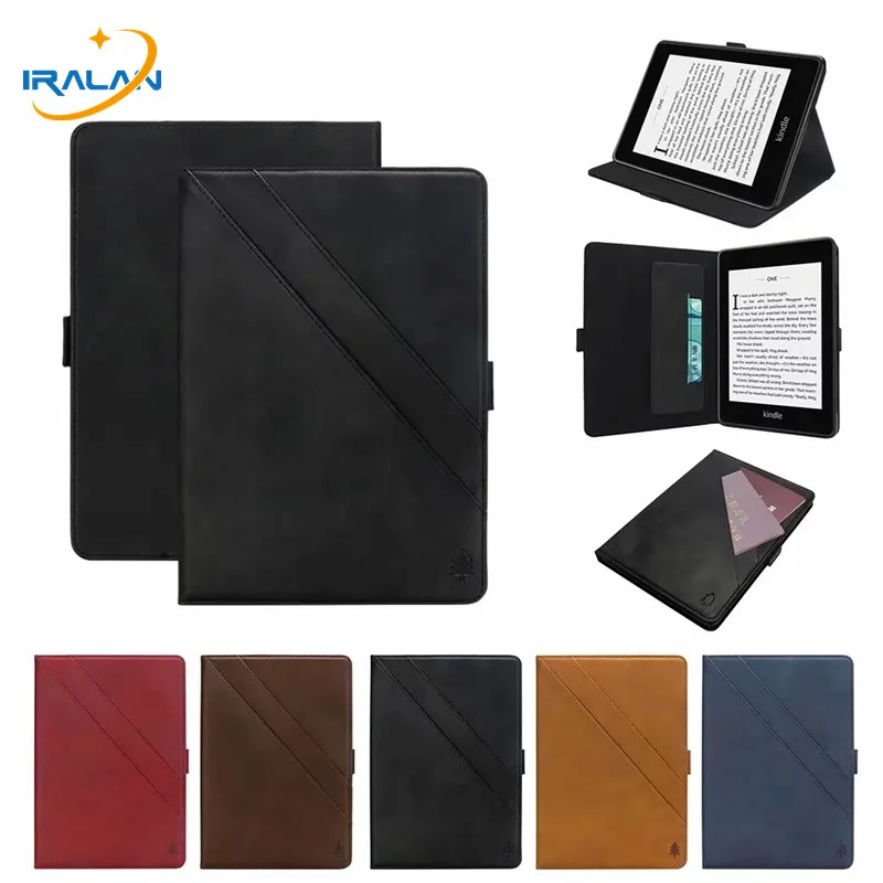 Чехол книжка из искусственной кожи с подставкой для нового Kindle Paperwhite 4 2018 10