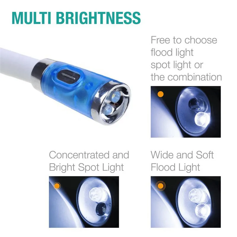 Светодиодный гибкий Handsfree средства ухода за кожей шеи Hug светильник лампа для