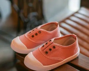 SZ142pink Bekamille/модные парусиновые кроссовки для мальчиков и девочек; детская обувь на плоской подошве; повседневные лоферы; обувь для маленьких и больших детей - Цвет: SZ142pink