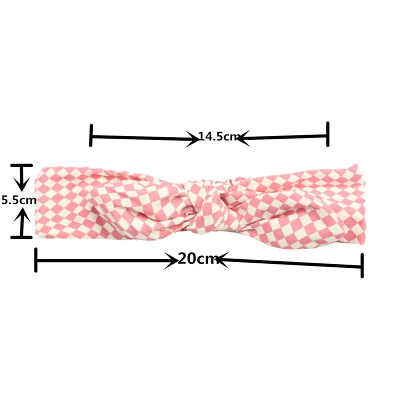 Головной убор для новорожденных девочек эластичная повязка на голову с узлом
