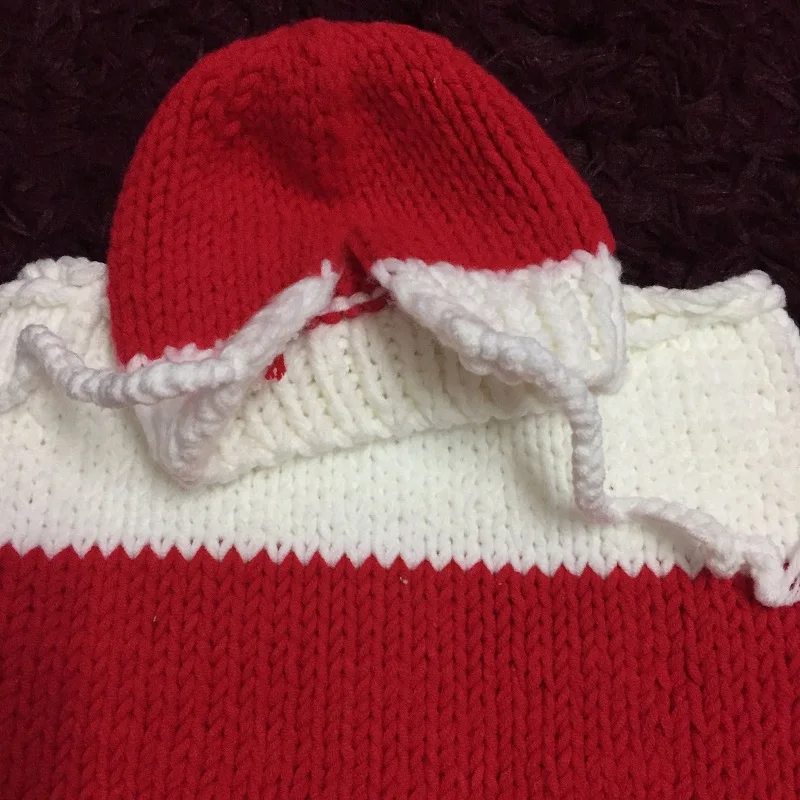Twins Baby Boy Girl Photo Shoots Knit Snowman Outfits Newborn Photography Props Babies Crochet Sleepbag fotoshooting Accessories | Детская