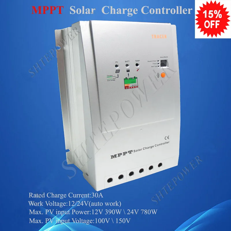Tracer3215RN Макс pv вход 150v зарядка солнечный регулятор EPSolar продукт 12v 24v Авто Тип|solar