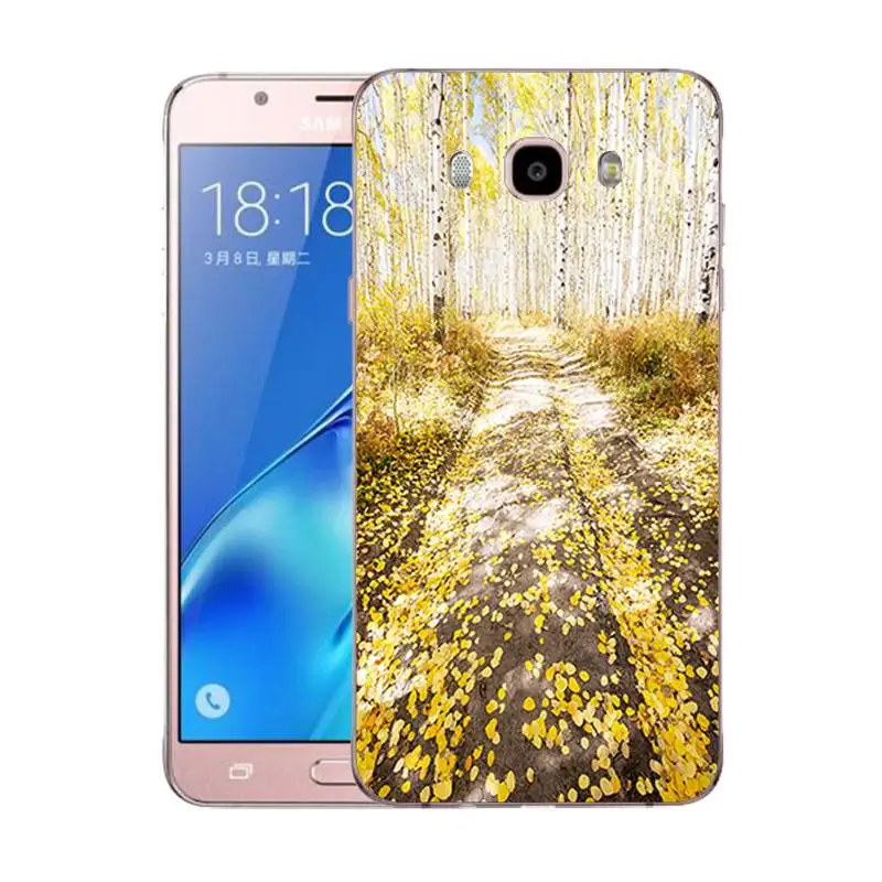 QMSWEI Soft Tpu Clear Phone Case For Samsung Galaxy A3 A5 2017 2016 prime J1 J2 J5 J3 J7 TPU View Tree Sky Cloud Cute Cover |