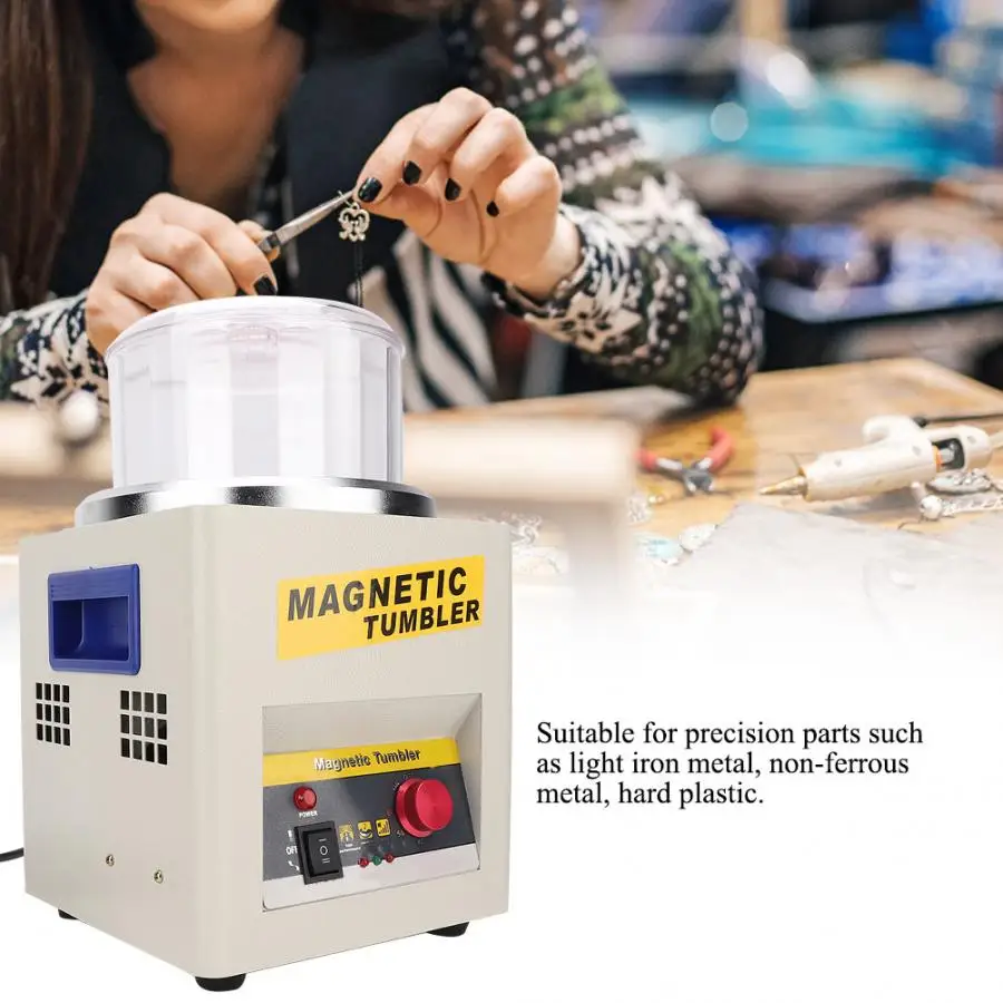 Магнитный Массажер для ювелирных изделий Pro 2000 об/мин полировальный станок