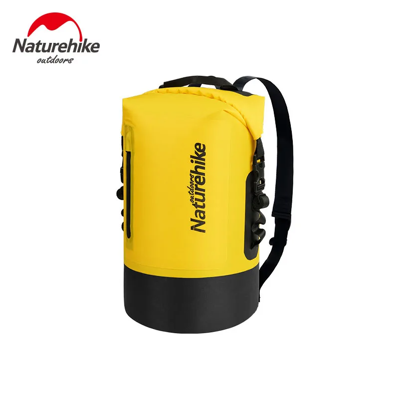 30L Yellow NatureHike Высококачественная уличная водонепроницаемая сумка Сверхлегкий Кемпинг Водонепроницаемый рюкзак дрейфующее плавание сухой мешок - Цвет: 30L Yellow