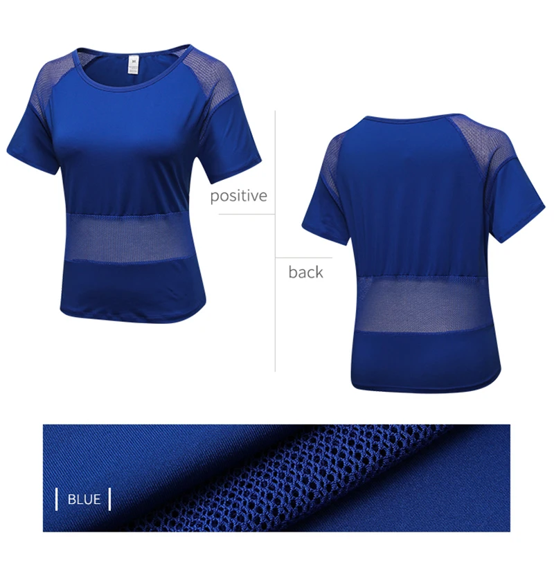 Свежая футболка от Donna Qickly Dry Top Sportwear полупрозрачная фитнес-рубашка женское нижнее белье йога Удобная футболка
