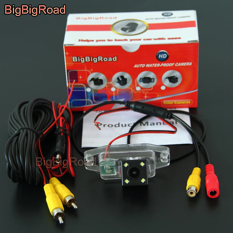 Камера заднего вида BigBigRoad HD CCD для Toyota Land Cruiser Prado LC 90 120 150 парковочная камера с