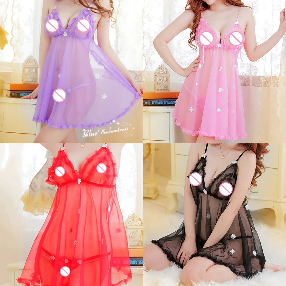 Женская сексуальная ночная рубашка соблазнительная пикантная Пижама