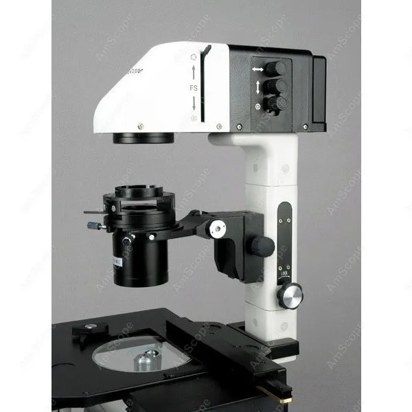 Инвертированный микроскоп Kohler Infinity Plan принадлежности AmScope 40X-1500X с камерой 5 Мп |