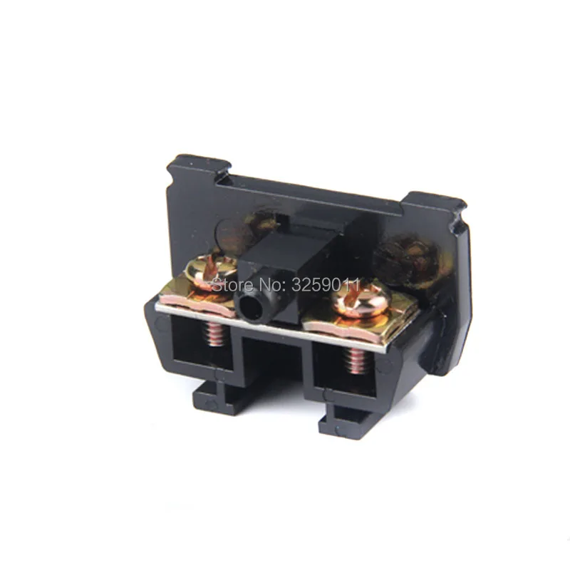 200PCS TBC-10A Suyep 10A/600V Rail Mounted Assembled Screw Terminal Block Cable Connector Black 0.75-1.5 mm | Обустройство дома