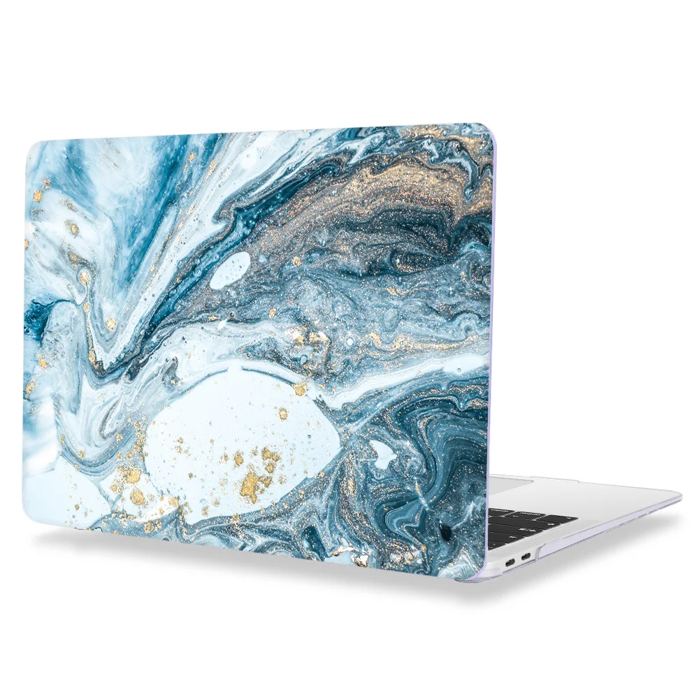 Z272 Чехол для ноутбука Apple MacBook Air 11 13 Pro retina 12 13 15 для Mac book Pro 13,3 15,4 Touch bar мраморный пластиковый жесткий чехол - Цвет: Z272