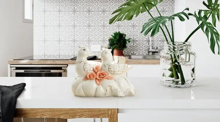 24cm Ceramic enamel ornaments creative modern minimalist living room home decoration | Дом и сад