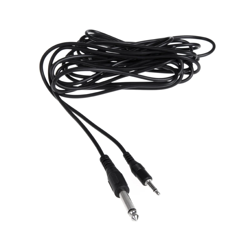 Экранированный 3 5 мм 1/8 &quotдо 6 1/4&quot штекер аудиосигнала кабель 4 м для iPod MP3