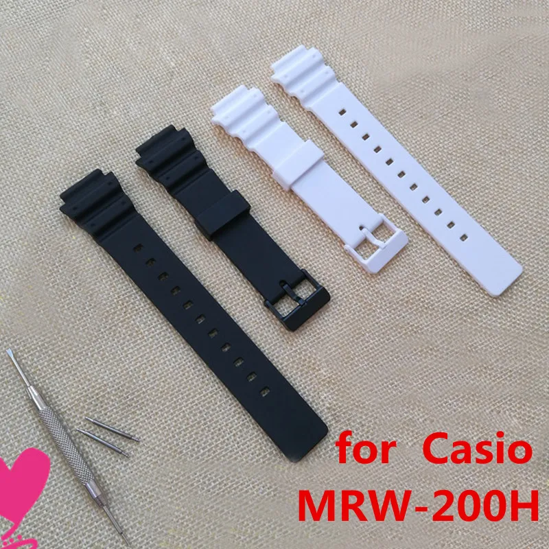 Аксессуары для часов Ремешок из смолы подходит Casio MRW 200H мужские и женские
