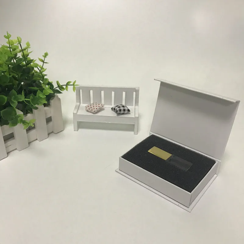 Gold crystal usb 2.0 flash memory pendrive stick with box | Компьютеры и офис