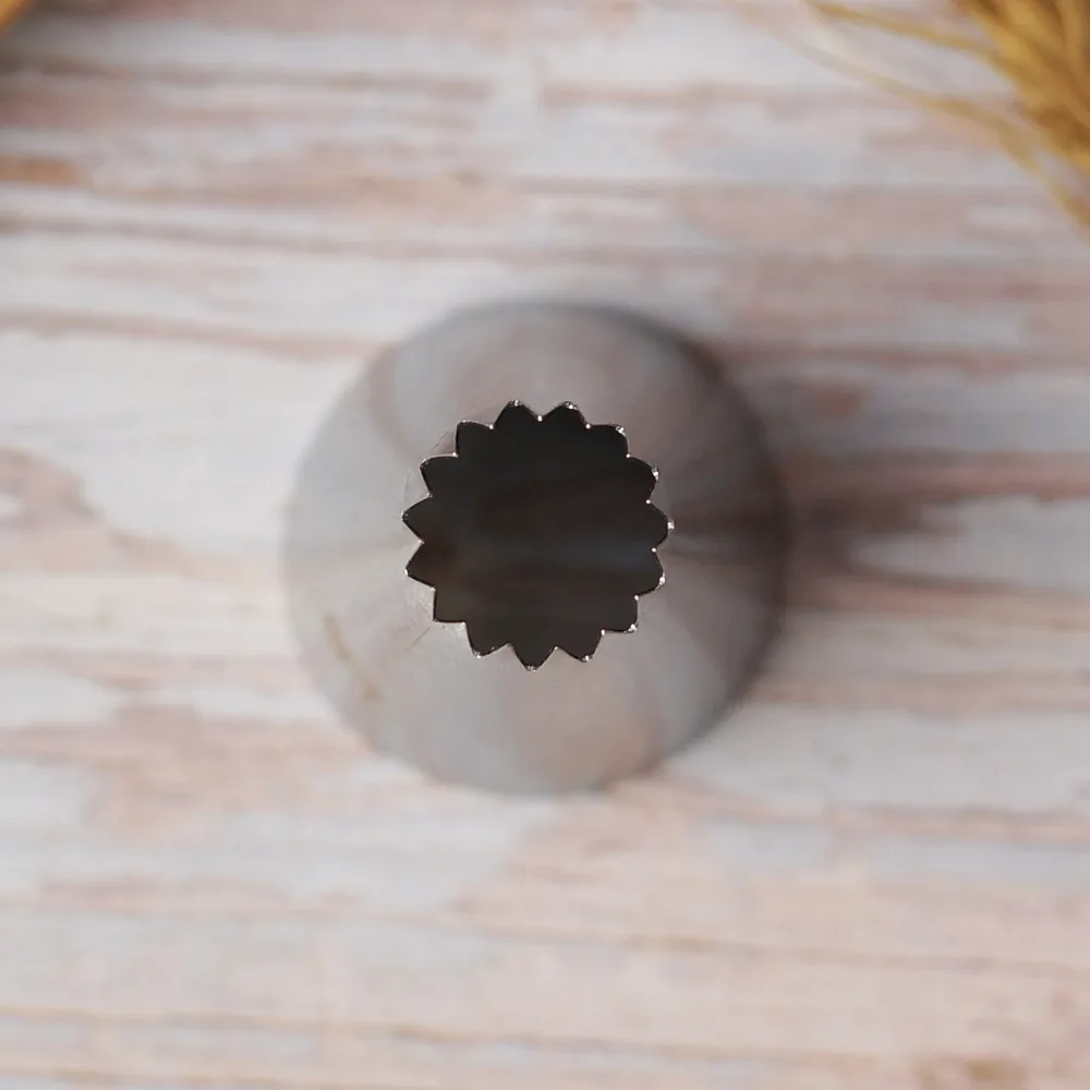 Насадка для украшения торта #6 футов большого размера глазурь из нержавеющей