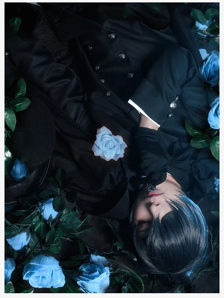 Аниме Черный дворецкий Ciel Phantomhive, похоронный маскарадный костюм Kuroshitsuji, костюм на Хэллоуин, нарядный наряд для вечеринки, повседневные костюмы для мужчин