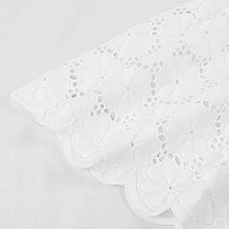 Женское кружевное платье белое повседневное длинное|vestidos plus|half sleevelace dress |