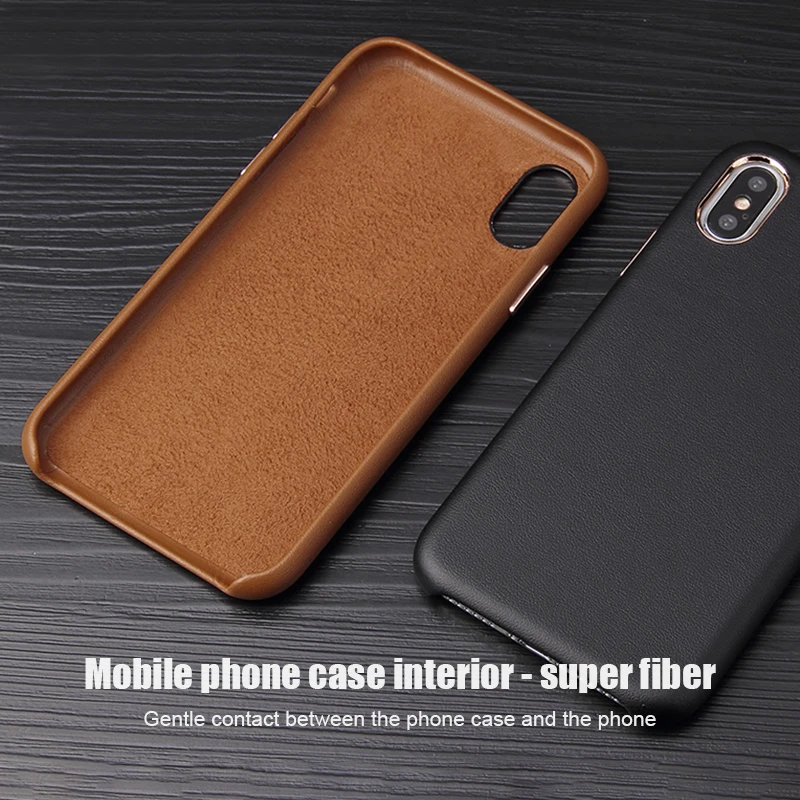 Кожаная задняя крышка для IPhone 7 Чехол Coque мягкий ультра тонкий противоударный чехол для iPhone XR X XS MAX 6 6S 7 7S 8 Plus чехол Fundas