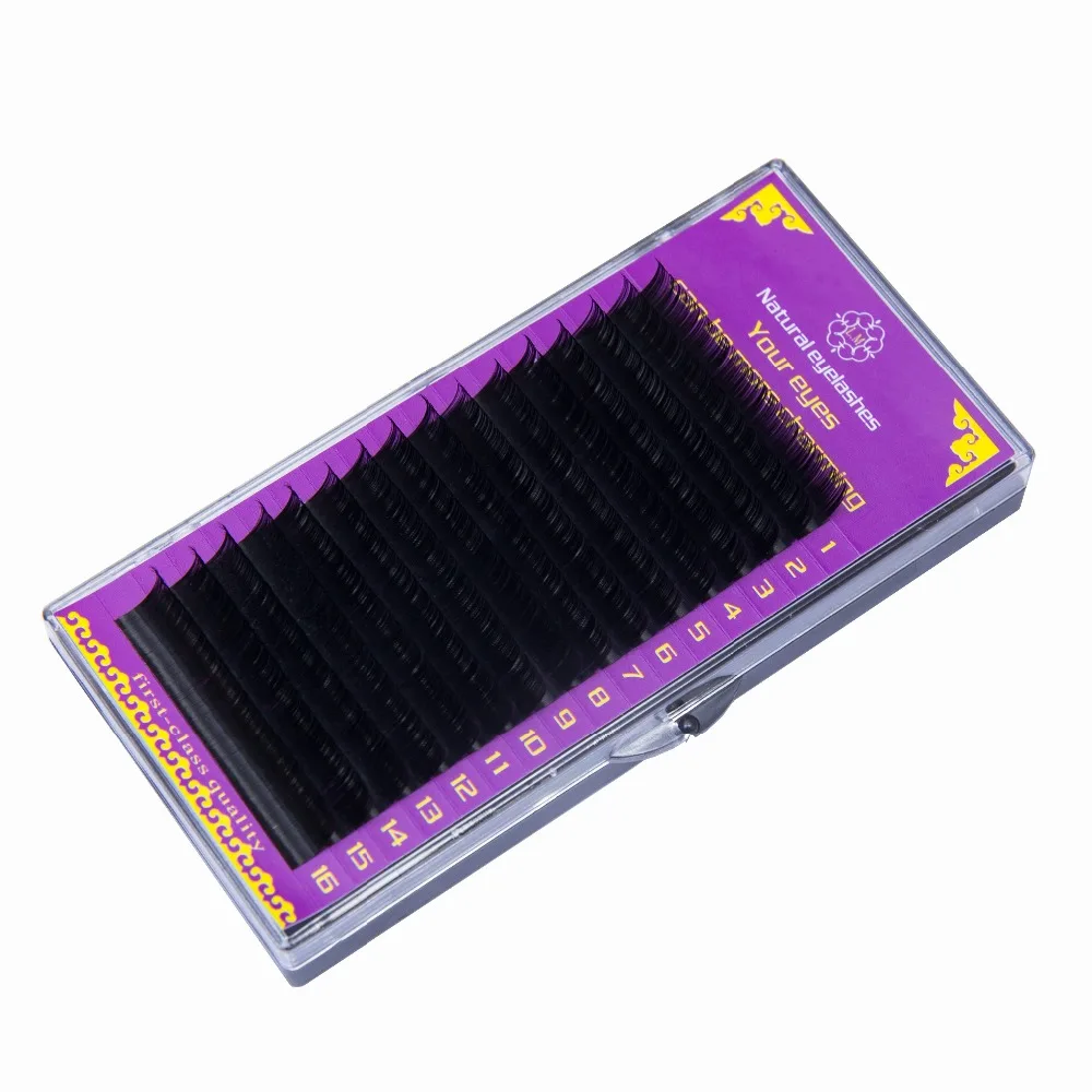 20 чехлов/Набор для наращивания ресниц из норки индивидуальное удлинение