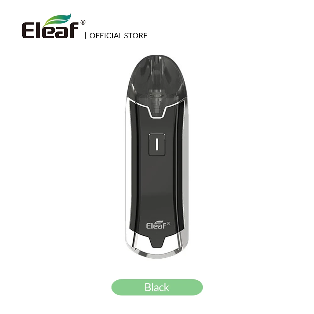 [RU/ES] Eleaf Tance Max комплект 4 мл с 1100 мАч встроенный аккумулятор 15 Вт GS Air M 0.6ohm/GS Air S 1.6ohm головная катушка - Цвет: Black