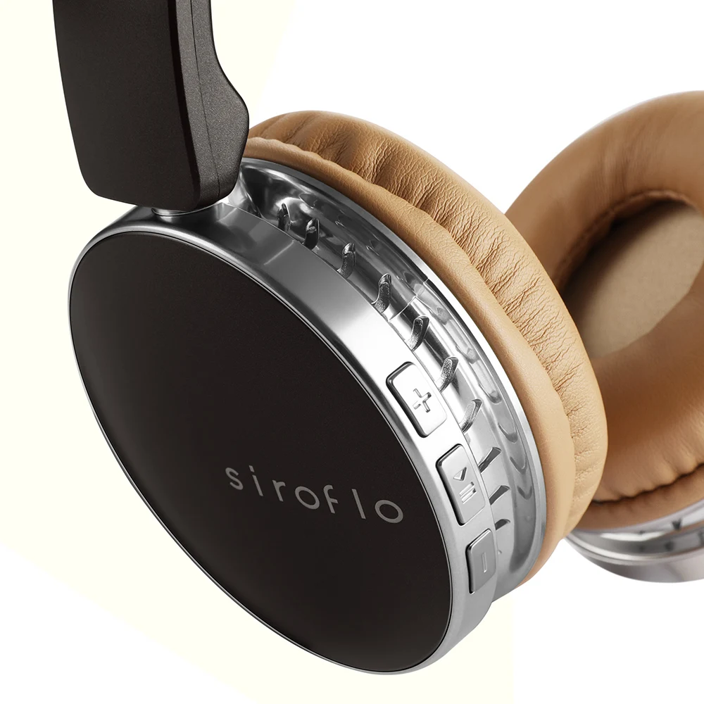 Siroflo V4 беспроводные и проводные Bluetooth наушники выдвижной шумоподавление 3 5 мм
