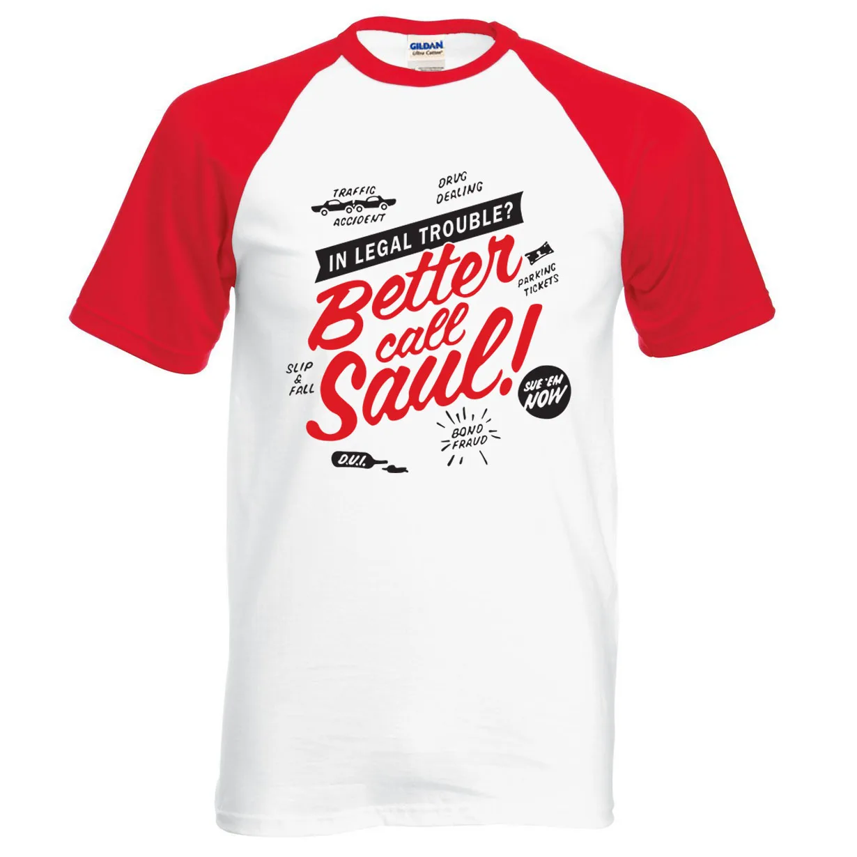 Футболка мужская с принтом надписи TV Show Better Call Saul 100% хлопок реглан уличная одежда