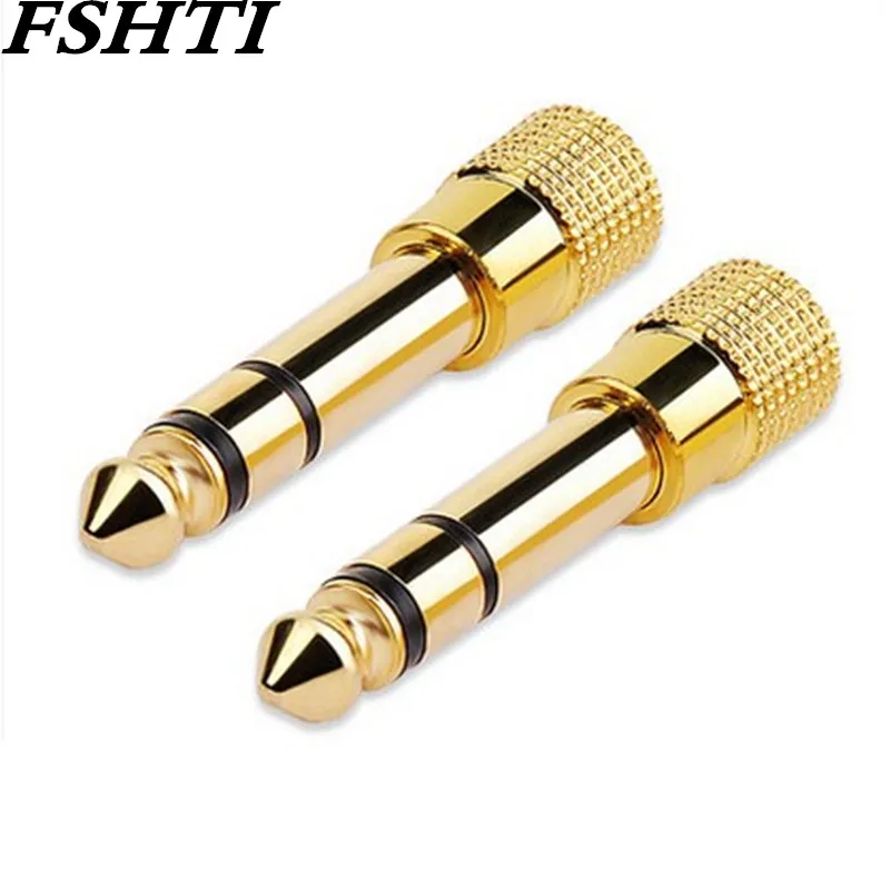2 шт. аудио адаптер для наушников 6 5 3 мм|3.5mm male to female|audio converter3.5mm |