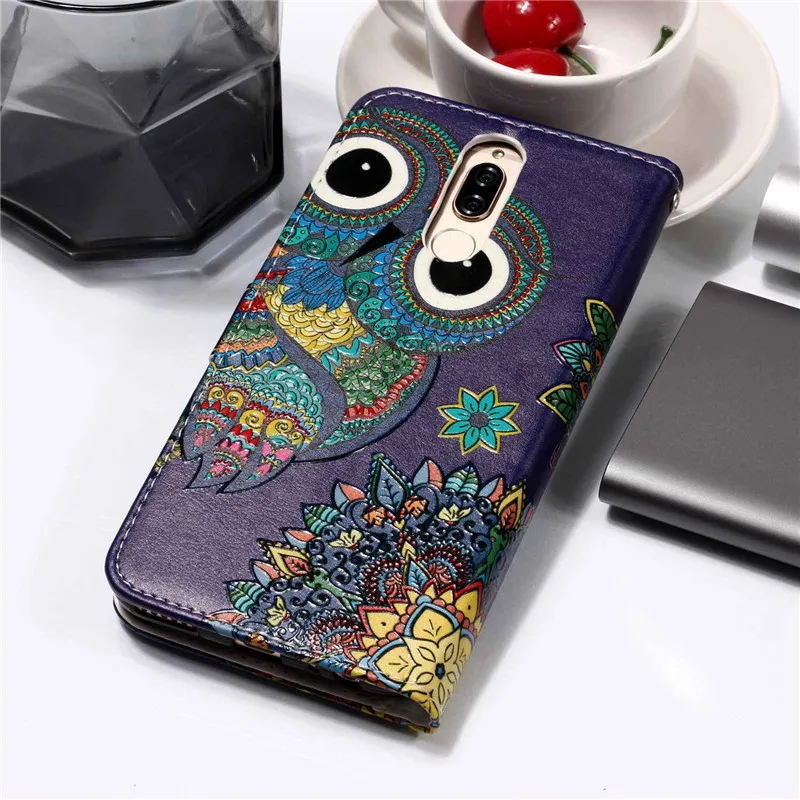 Чехол-книжка mate 10 Lite для Fundas huawei mate 10, чехол для huawei mate 10 Pro, 3D рельефный чехол-кошелек, чехол для телефона