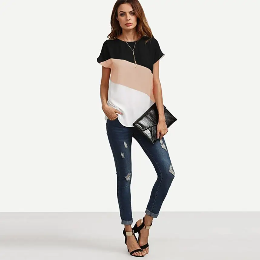 Лидер продаж большие размеры летние футболки женские рубашки новинка 2018 цветные