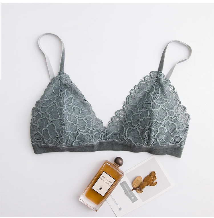 Натуральный шелк Бесшовные Мягкий беспроводной бюстгальтер бюстгальтеры для