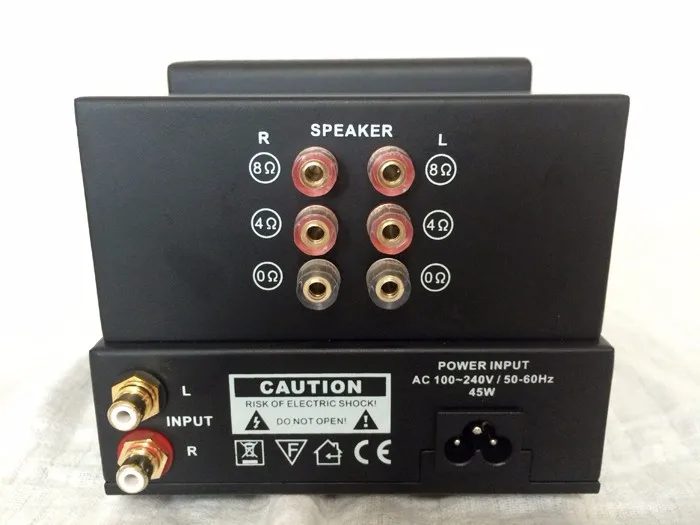 HIFI мини ламповый усилитель 2x3 W Класс A односторонний 6J1 Предварительный усилитель 6P1 усилитель мощности сценические усилители Настольный аудио 110~ 240 В