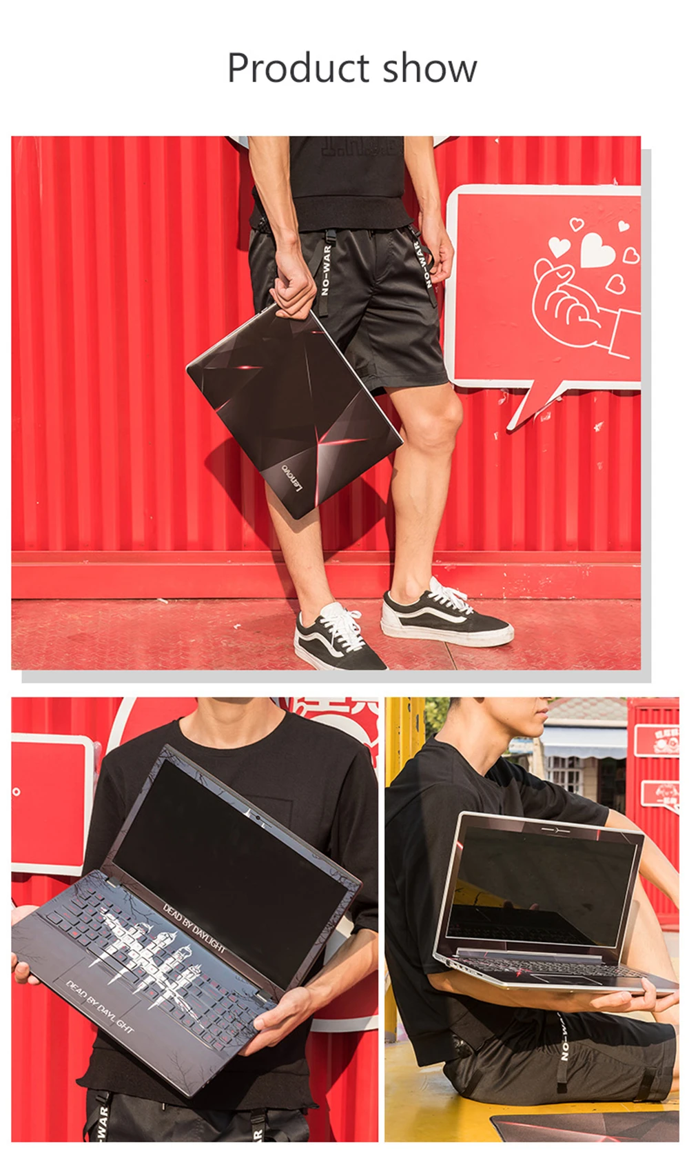 3-стороннее освещение ноутбук кожи Тетрадь Стикеры s для Xiaomi lenovo Dell Asus hp 14 15,6 дюймов наклейка на компьютер ноутбук Стикеры протектор чехол