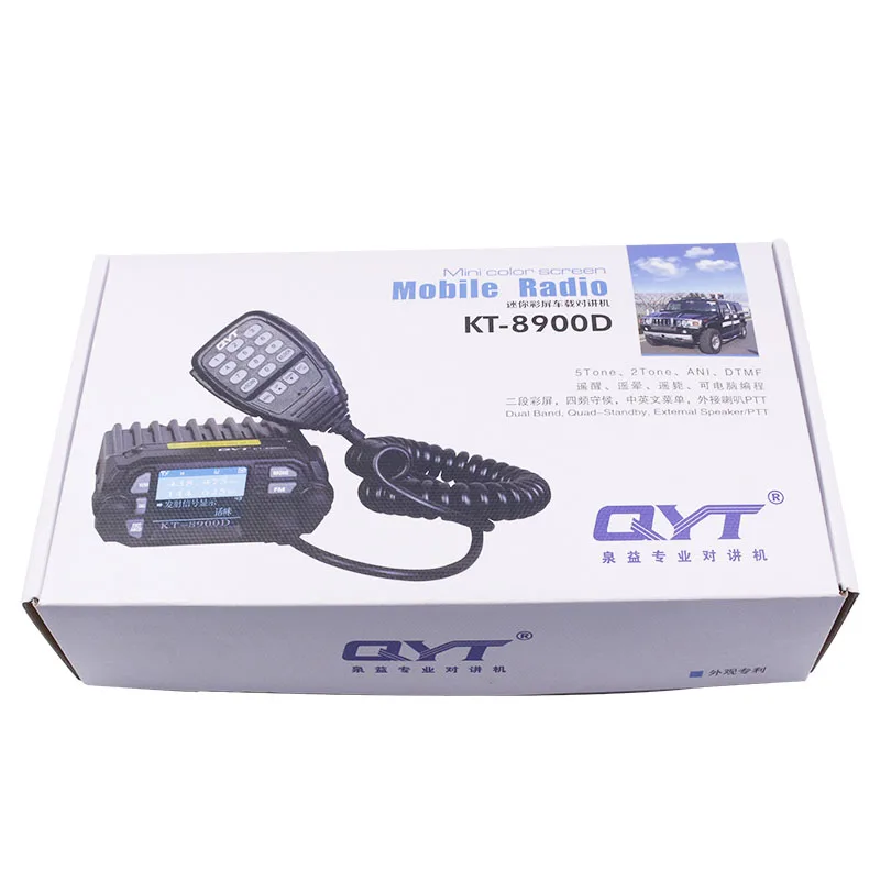 QYT KT 8900D мини рация дисплей с одновременным воспроизведением изображения от