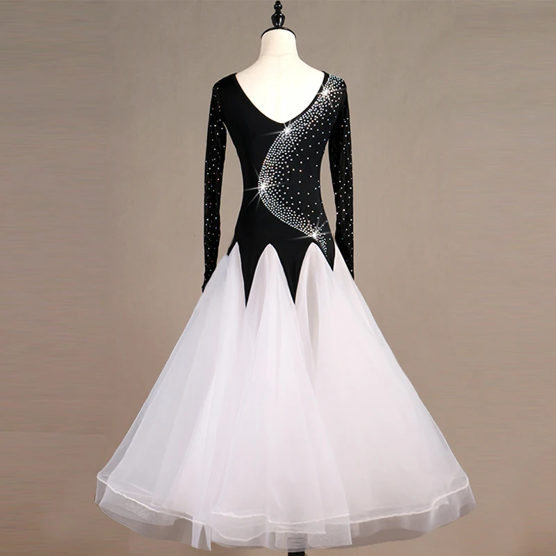 2019 современный платья для конкурса бальных танцев женщин стандартное бальное