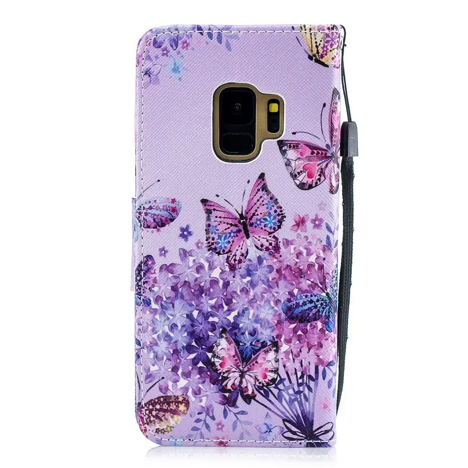 Кожаный чехол-книжка чехол для samsung Galaxy S10 S10e S6 S7 S9 S8 плюс край A3 A5 A7 A8 J3 J5 J7 Note9 бумажник чехол для телефона