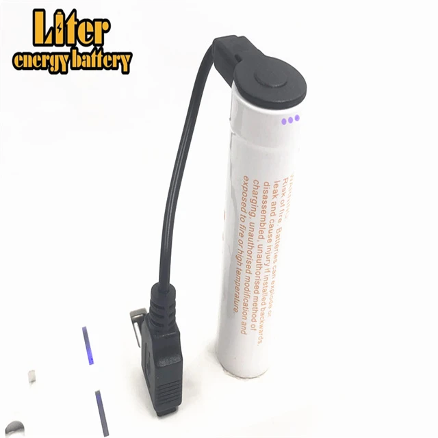 3 7 в 3400 мА/ч литий ионный перезаряжаемый аккумулятор ICR18650 с Micro USB fdual usb внешний