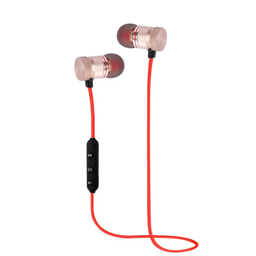 Магнитные bluetooth-наушники, Беспроводные спортивные наушники с защитой от пота, стереогарнитура для мобильного телефона, гарнитура