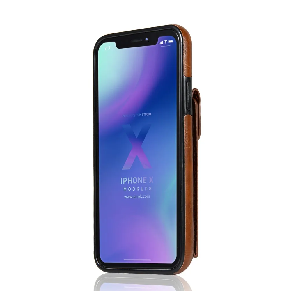 Роскошный откидной Чехол-книжка с магнитной подставкой для Apple iphone X/8/7/6 S/6/5S/5 Plus, чехол, держатель для карт