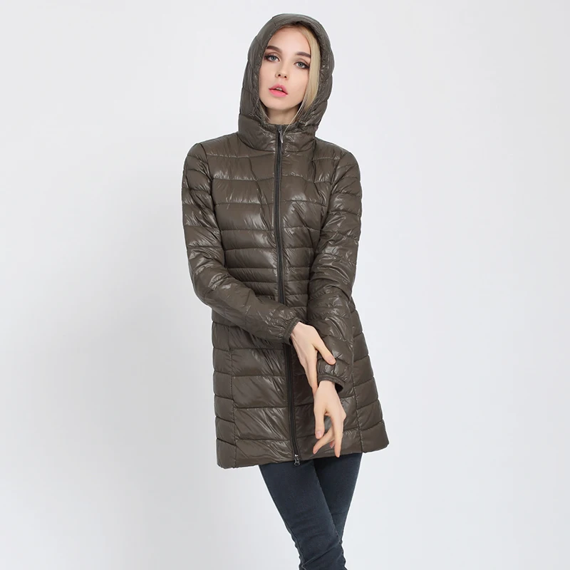 COMLESS, 9 цветов, 4XL-6XL, Женский Повседневный длинный плащ, на молнии, для женщин, весна, осень, с капюшоном, женский модный пуховик, пальто s