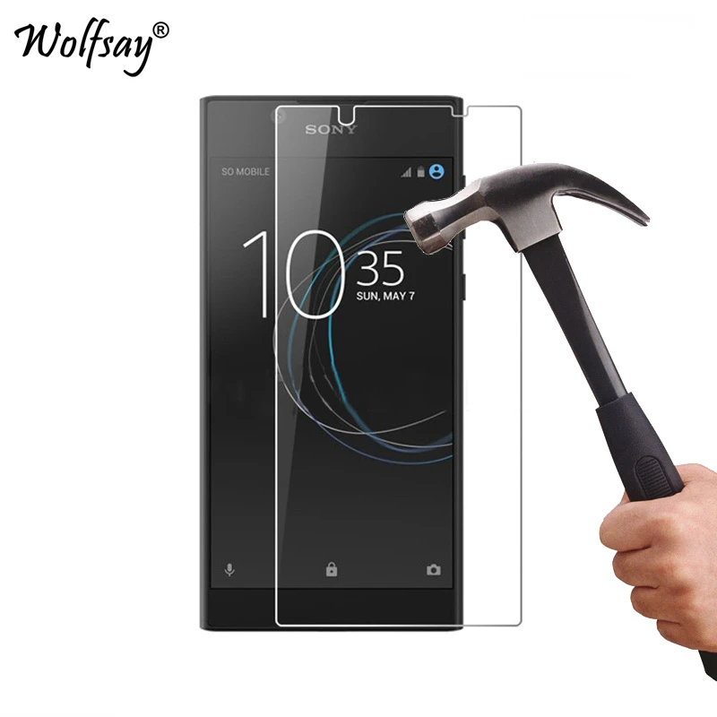 2pcs for glass sony xperia l1 screen protector tempered glass for sony xperia l1 glass for sony l1 g3312 protective film wolfsay free global shipping