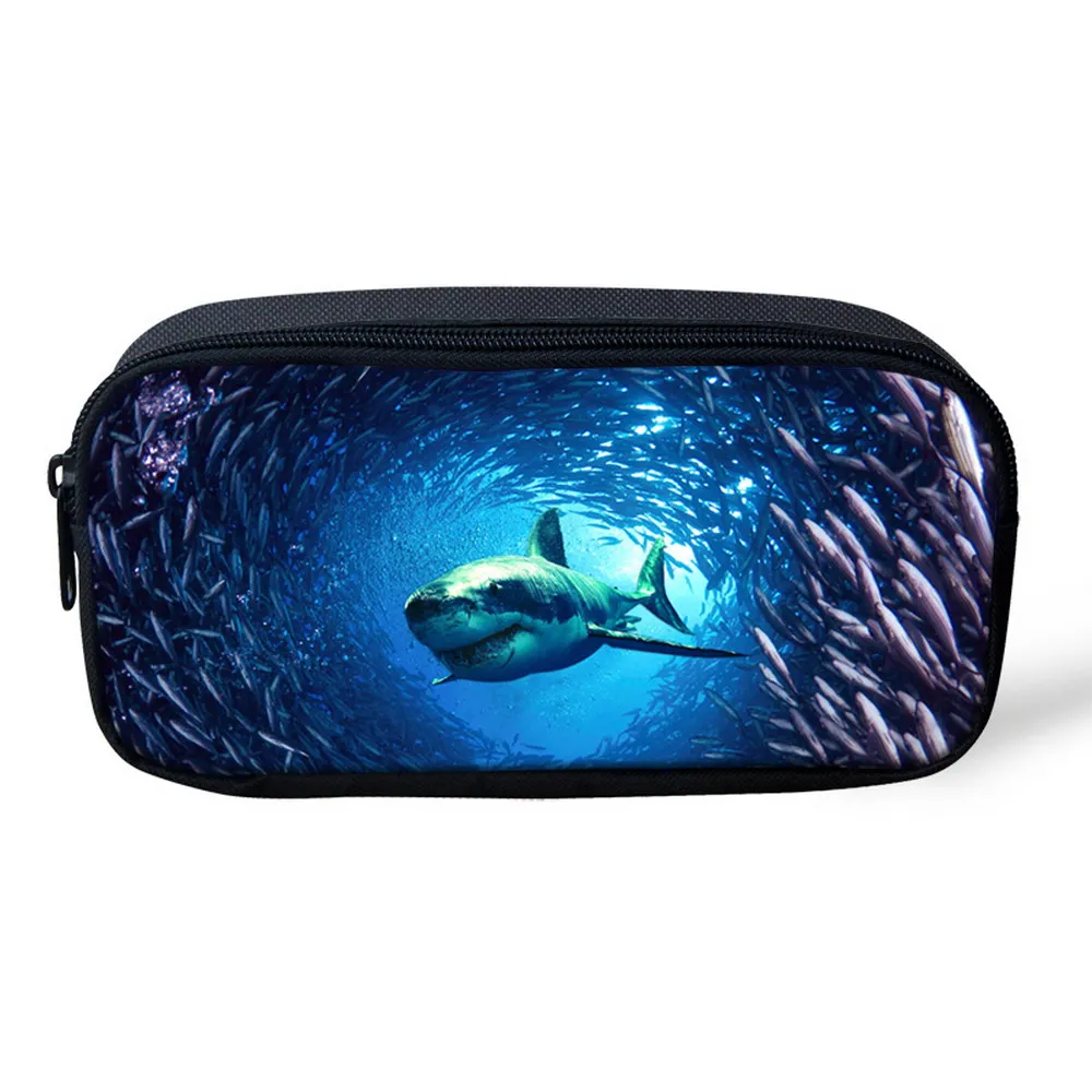 Большая косметичка FORUDESIGNS для женщин многоцветный мешочек ручек с животными