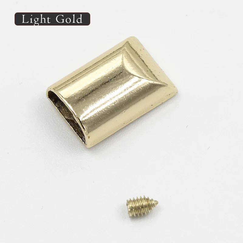 gold semicicle 5 шт. DIY ремесло Металлические молнии винты вилки замок зажимы Сумка хвост стопор закрытие ремонт портной инструменты для одежды кошелек аксессуар для шитья - Цвет: gold semicicle