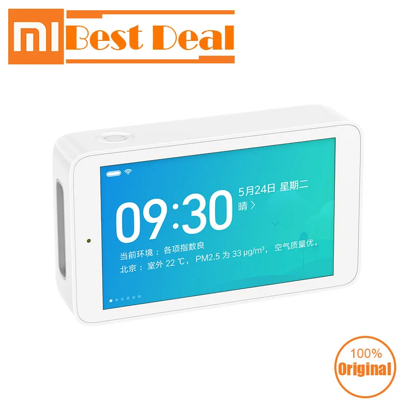 Xiaomi Mijia Air Detector высокоточный сенсорный экран 3,97 дюйма USB интерфейс PM2.5 CO2a TVOC датчик влажности монитор воздуха для дома