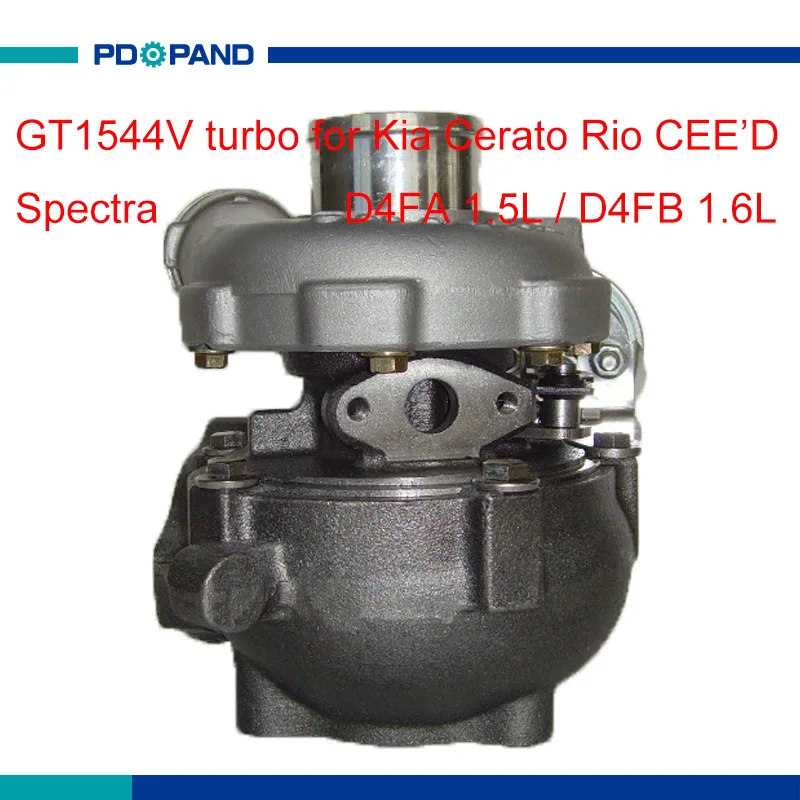 Турбокомпрессор turbo GT1544V для Kia Cerato Rio CEEɽ Spectra 782403 л 740611 28201-2A400 5001 740611-5002S-S |